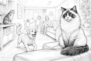 A First-cat Account of Surviving the Dog, a Dominant Cat, and Humans