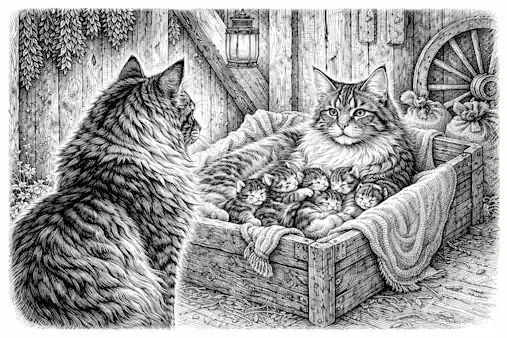 The Maine Coon Tells His Tale - Starting A Family