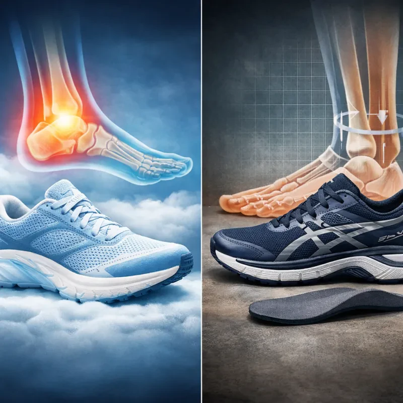 A guide to choosing the right feel for your feet, based on impact, support needs, and the pain patterns that show up after long days