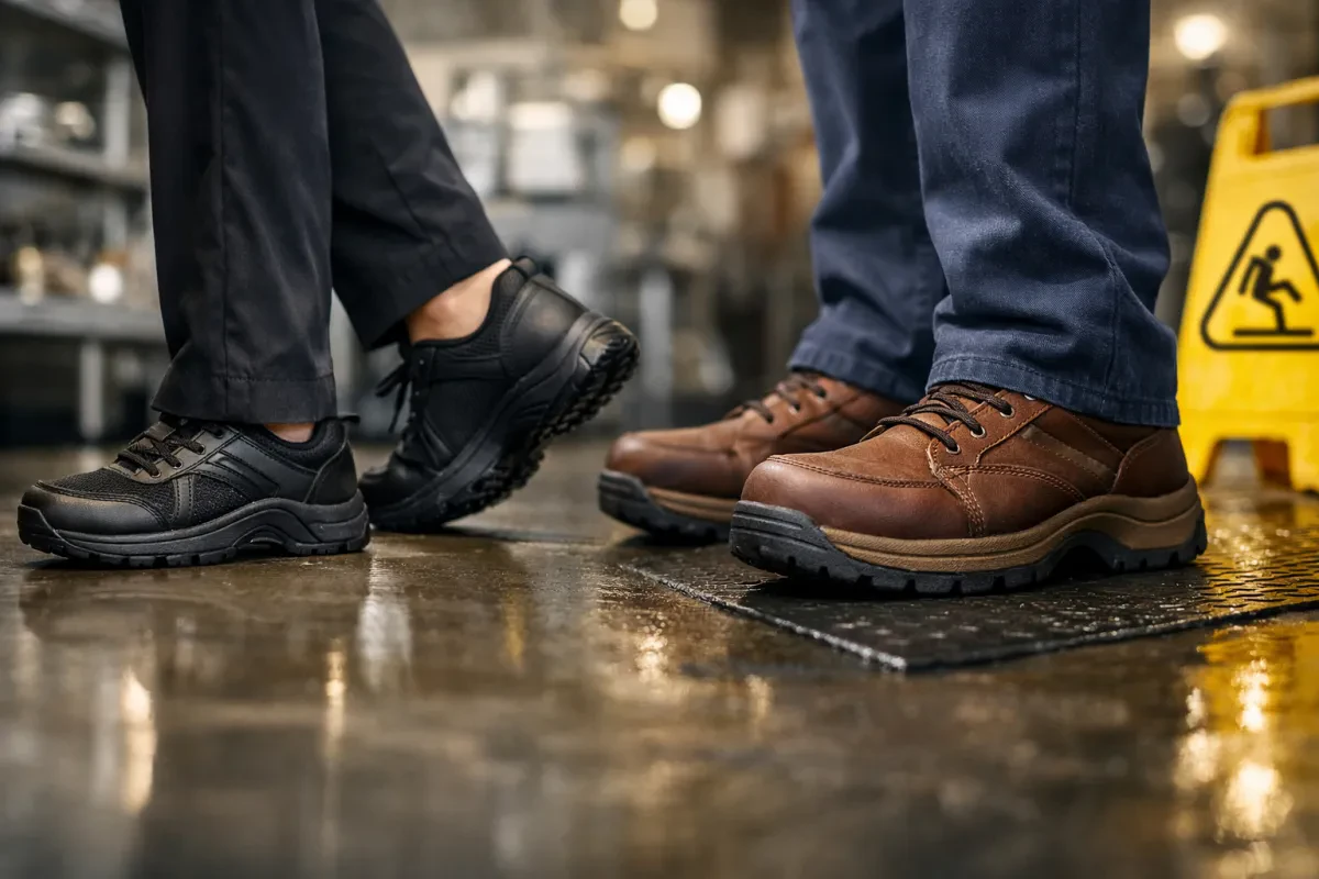 Best Work Shoes for Standing All Day: Comfort, Support, and Slip Resistance