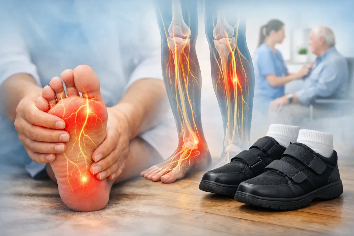 Neuropathy & Sensitive Feet Guide: Protective Footwear and Nerve Pain Management