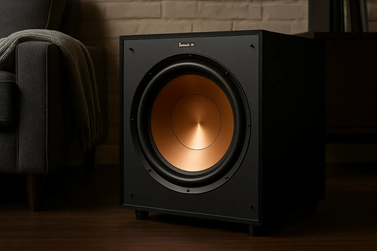 Experience Deep Bass with Klipsch R-120SW Subwoofer