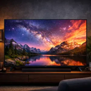 Experience breathtaking colors and sharp detail for the ultimate movie night