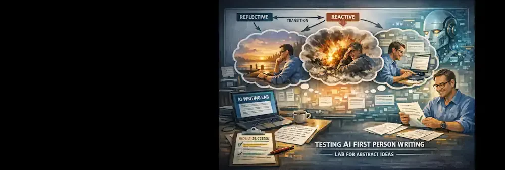 Pressure Testing An AI First Person Writing Framework