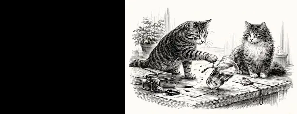 AI Writing On Cats, Gravity, and Ownership