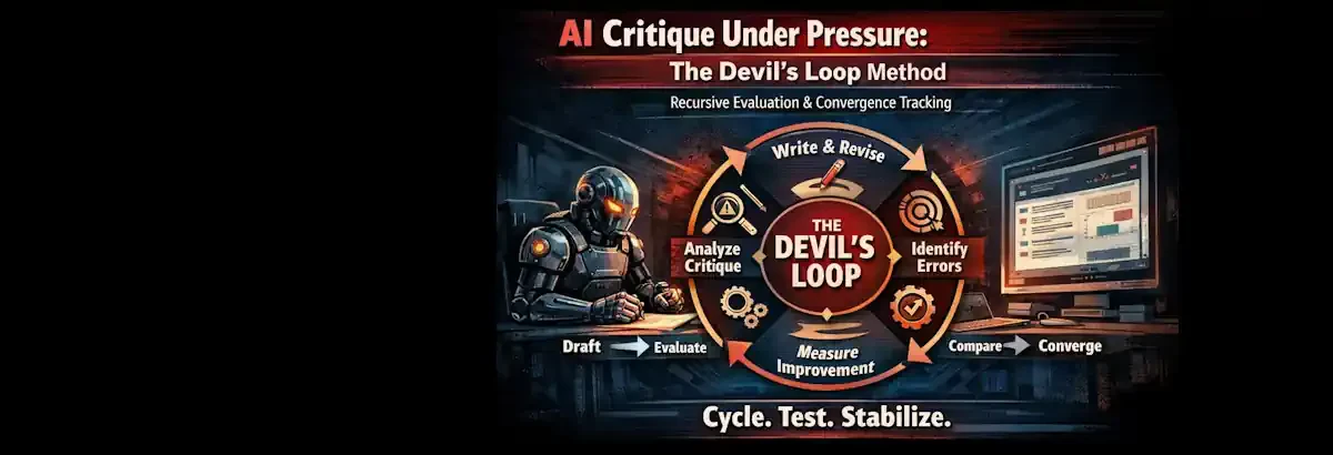 AI Critique Of Literature Under Pressure: The Devil’s Loop Method