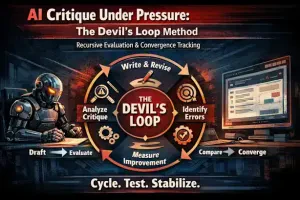 A recursive system for stabilizing AI evaluation and improving writing through measurable convergence.