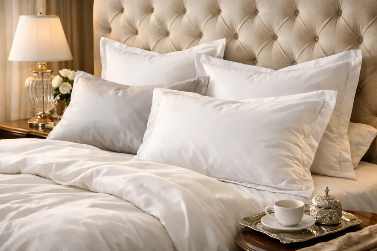 Luxurious Egyptian Cotton Bedding Pillows for Comfort