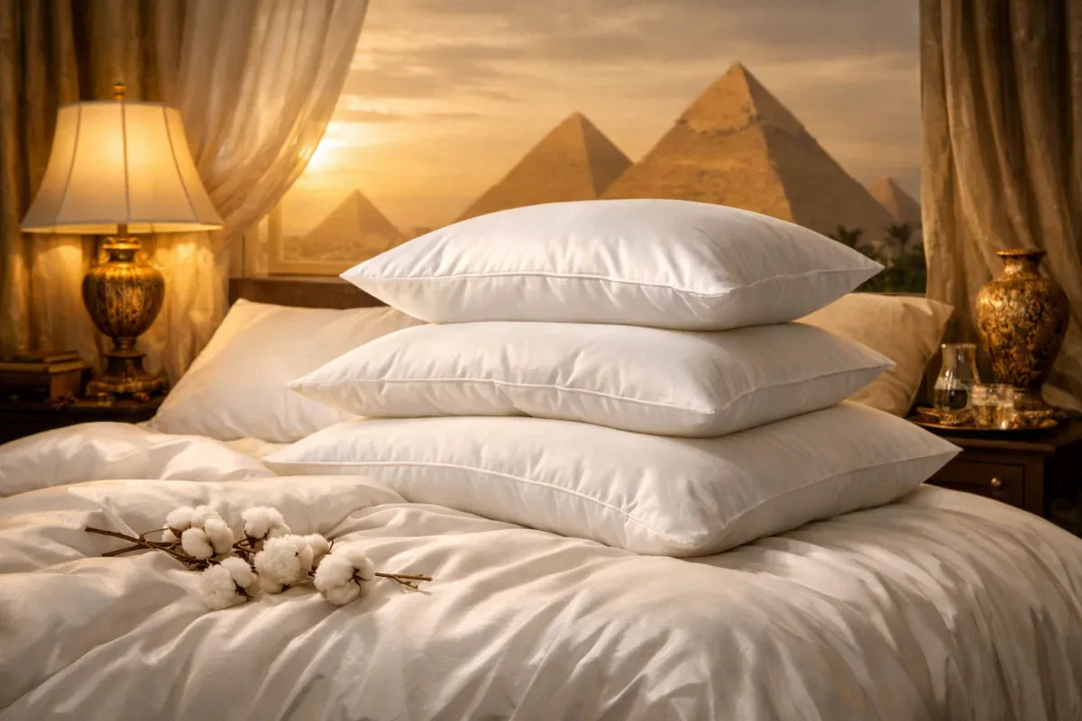 Best Egyptian Cotton Bedding Pillows For Sleep