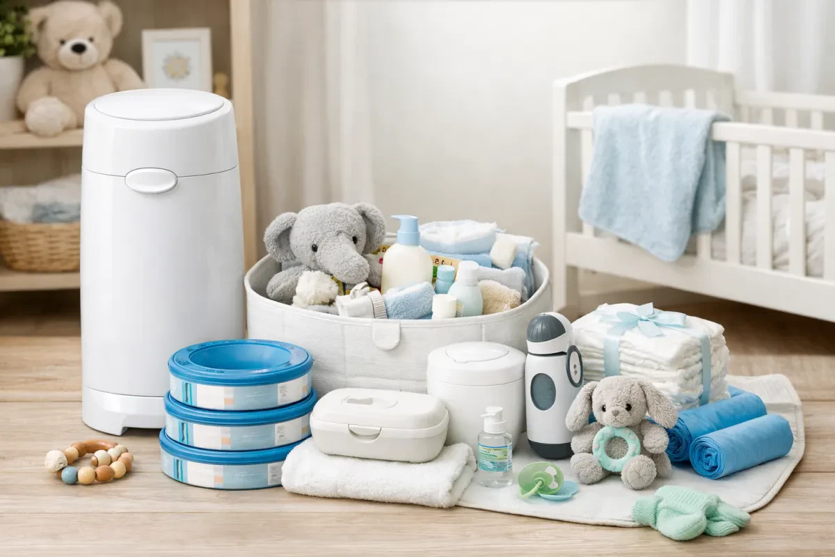 Ultimate Diaper Genie Gift Set for New Parents