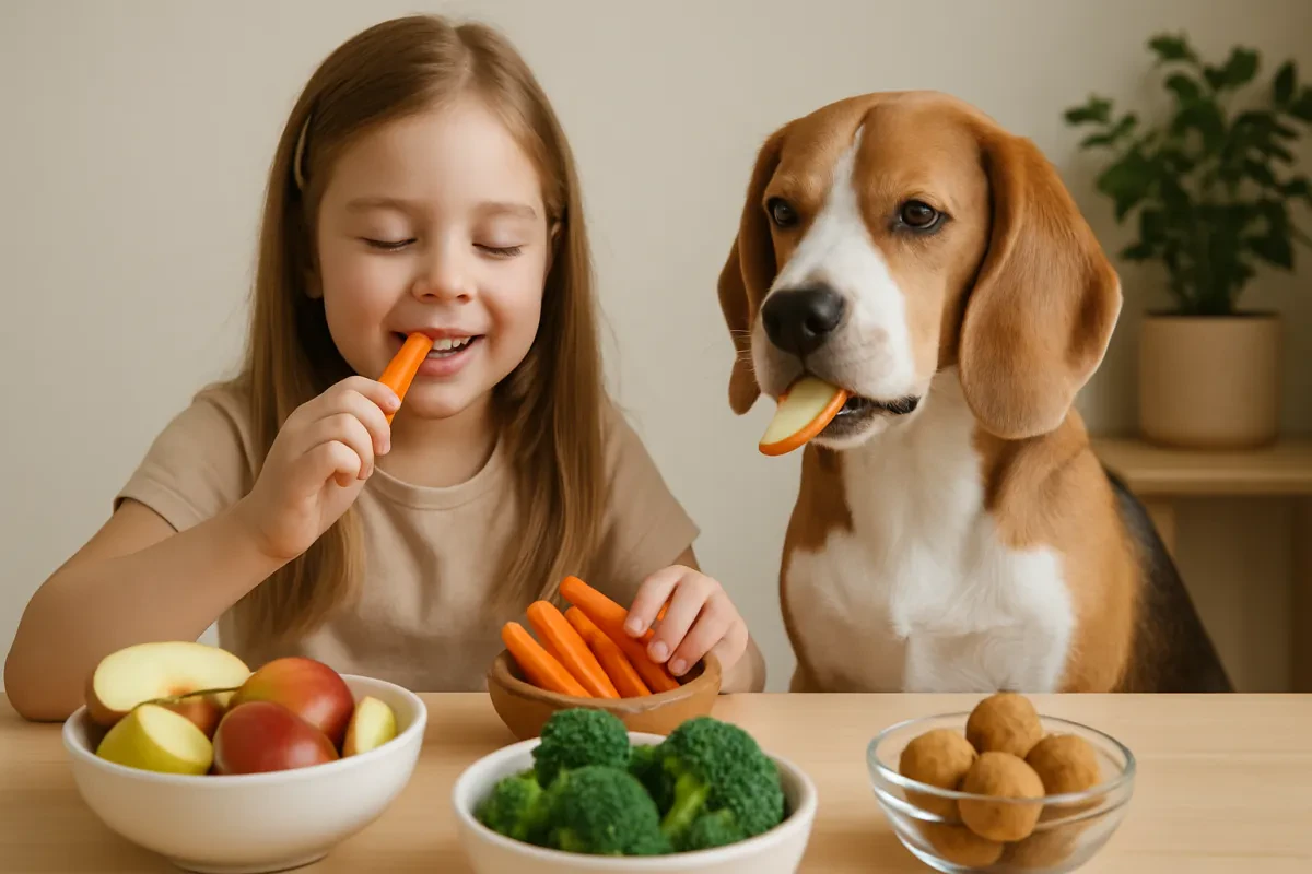 Healthy Snacks for Kids and Pets Together