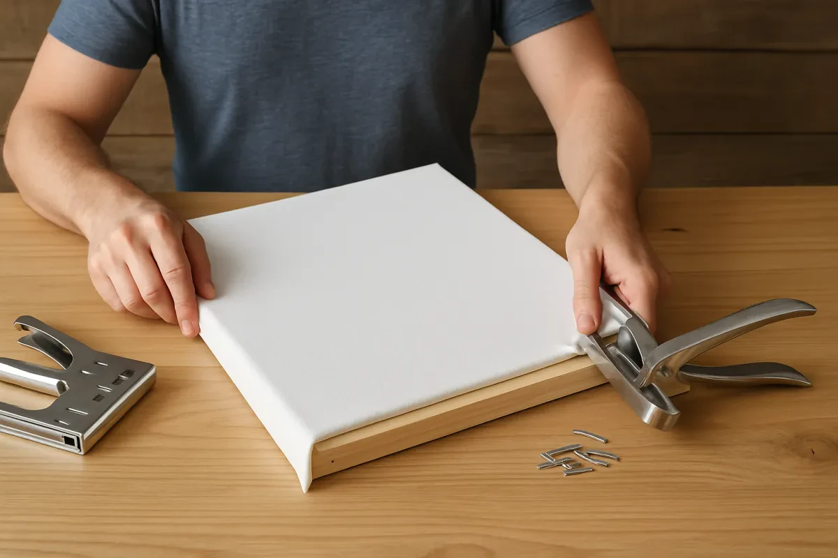 Easy Steps to Stretch Canvas to Frame