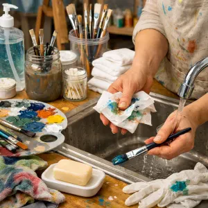 Simple ways to stay tidy while you create