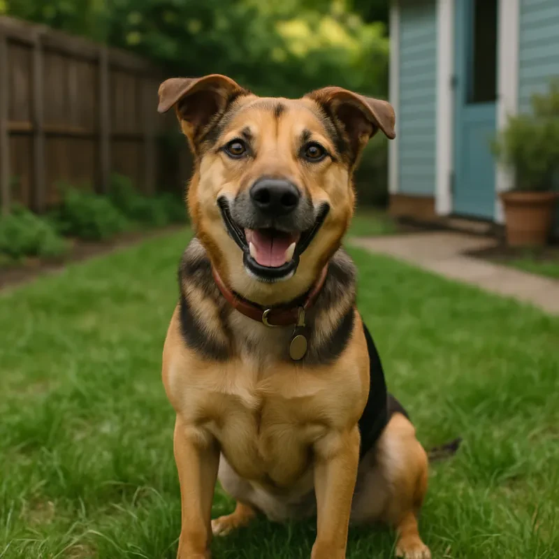 Transforming a rescue dog's journey into happiness and love