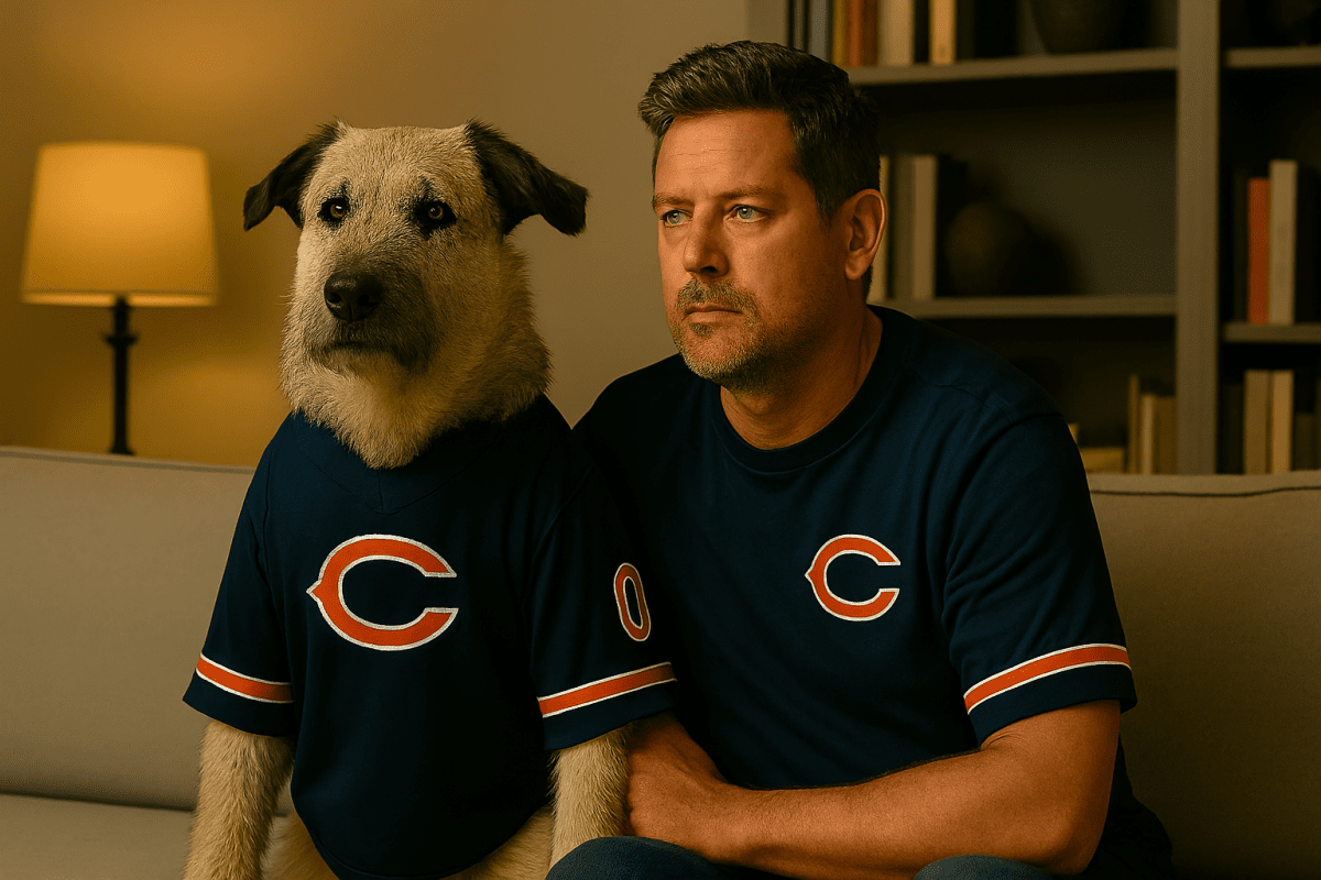 The Dog Who Never Misses a Football Game