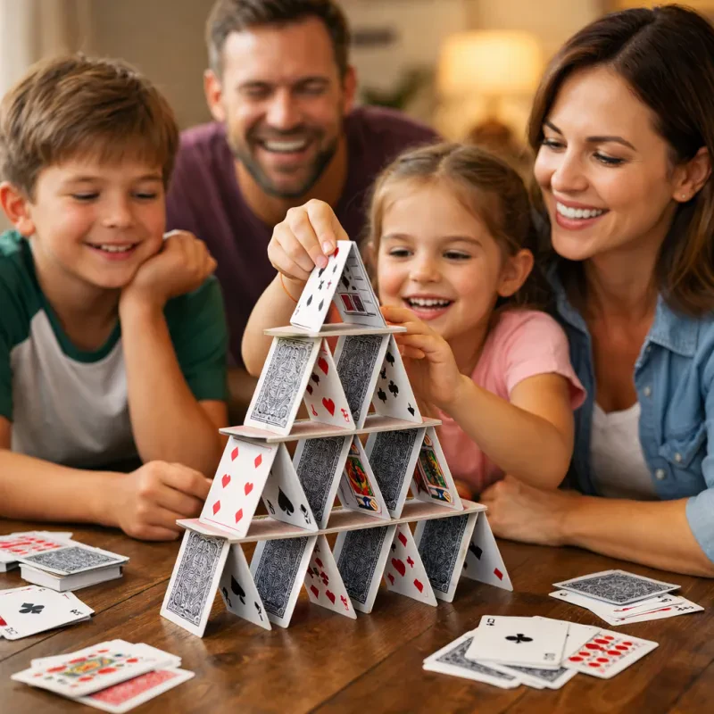 Creating Lasting Memories Together Through Card Stacking
