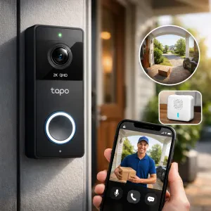 Discover how the Tapo Smart 2K Doorbell Camera can enhance your home security and keep you connected