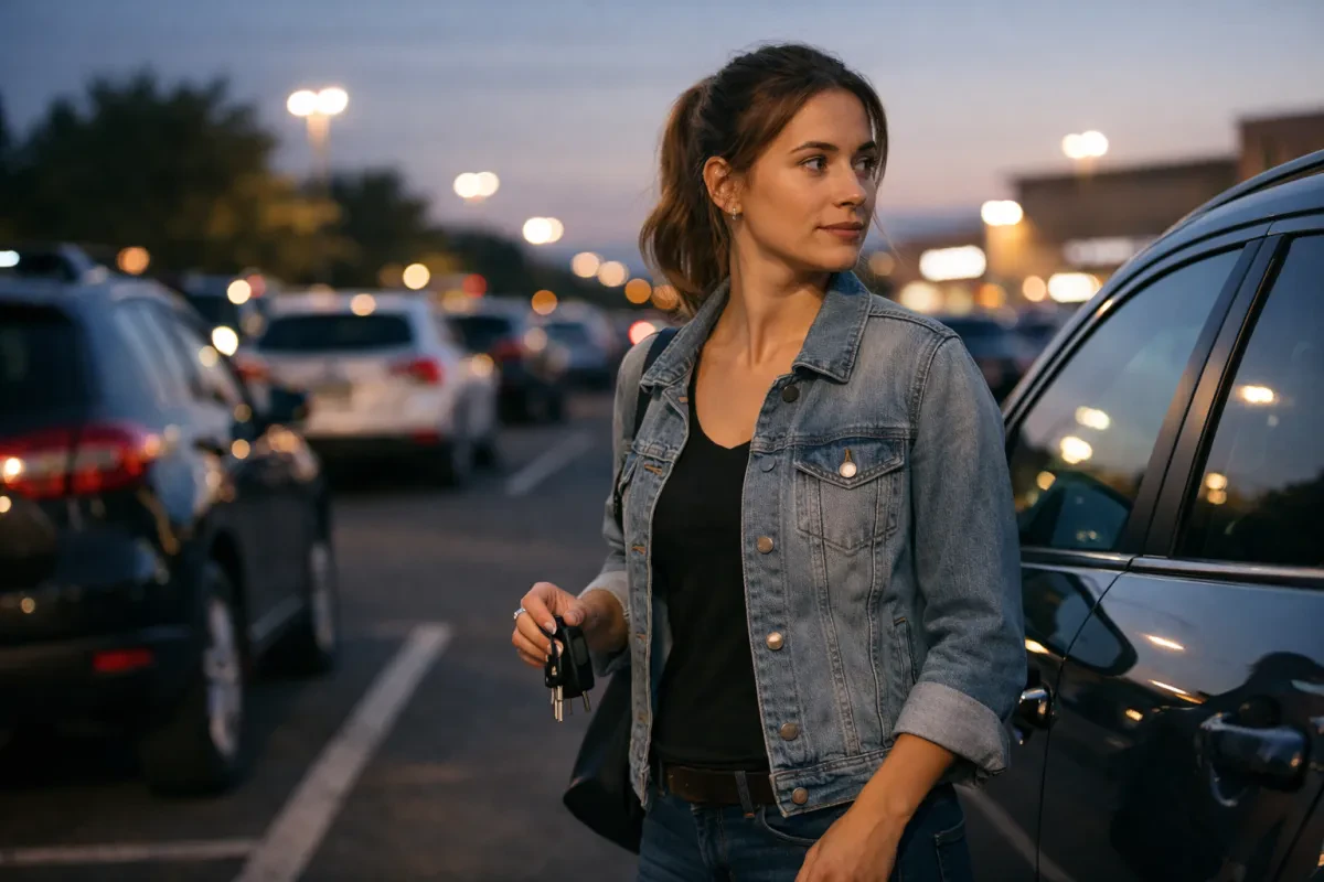 What to Do If Someone Tries Your Car Door in a Parking Lot