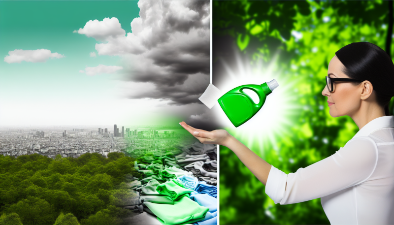 Say goodbye to bulky bottles and hello to a cleaner planet with easy-to-use detergent sheets