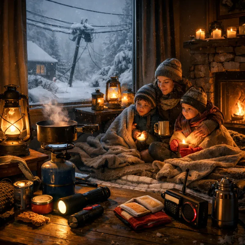 Stay warm and safe when the lights go out this winter