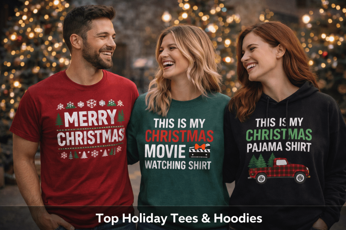 Best Holiday T-Shirts & Hoodies for Every Season (Christmas, Halloween & More)