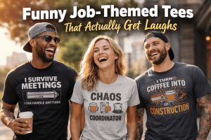 Lighthearted tees that bring smiles to the workplace