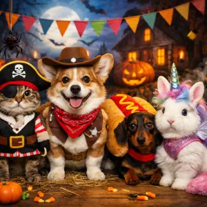 Dress up your furry friend and bring on the laughs