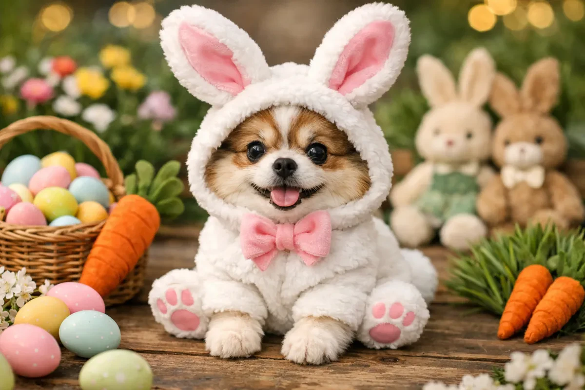 Dress Your Dog in this Adorable Bunny Costume