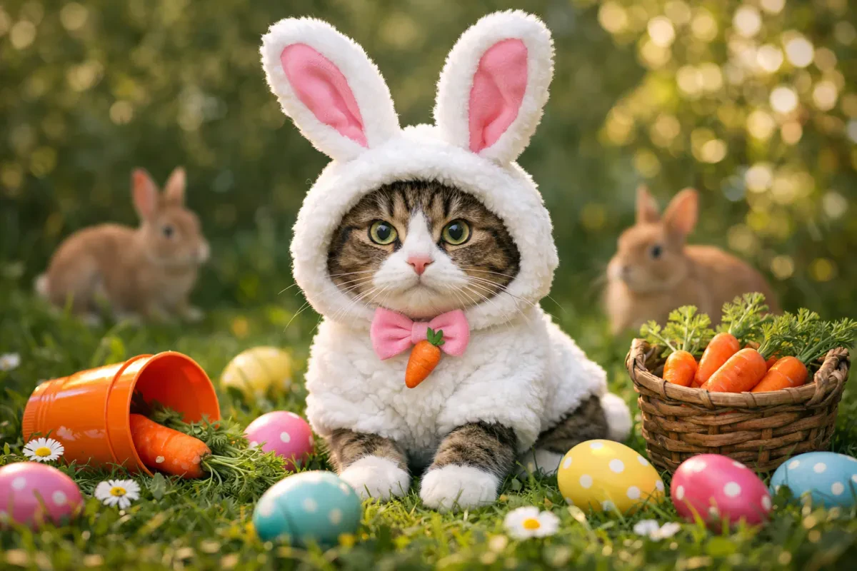 Hilarious Bunny Costume for Your Furry Friend