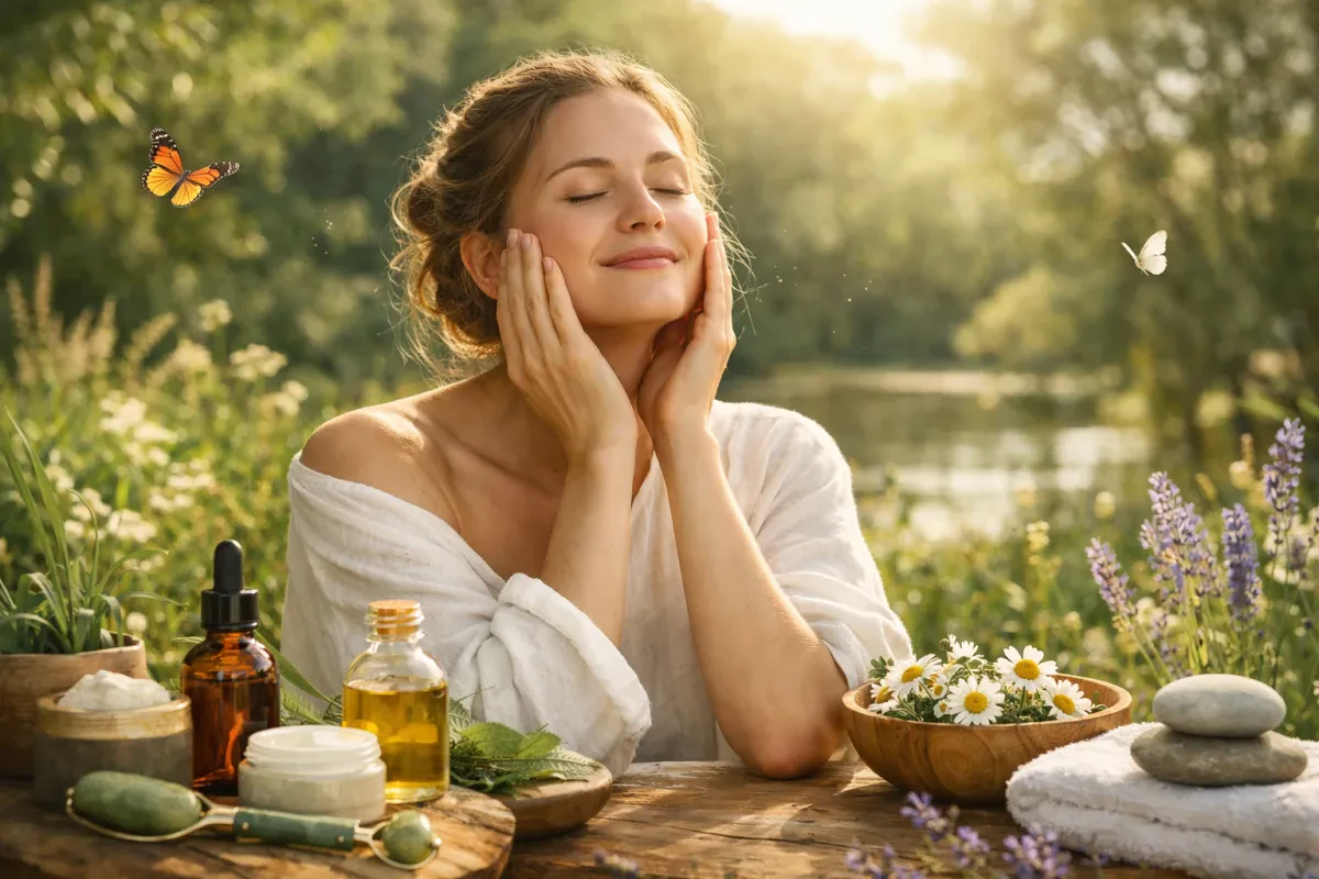 Organic Skincare Benefits Mental Health and Happiness