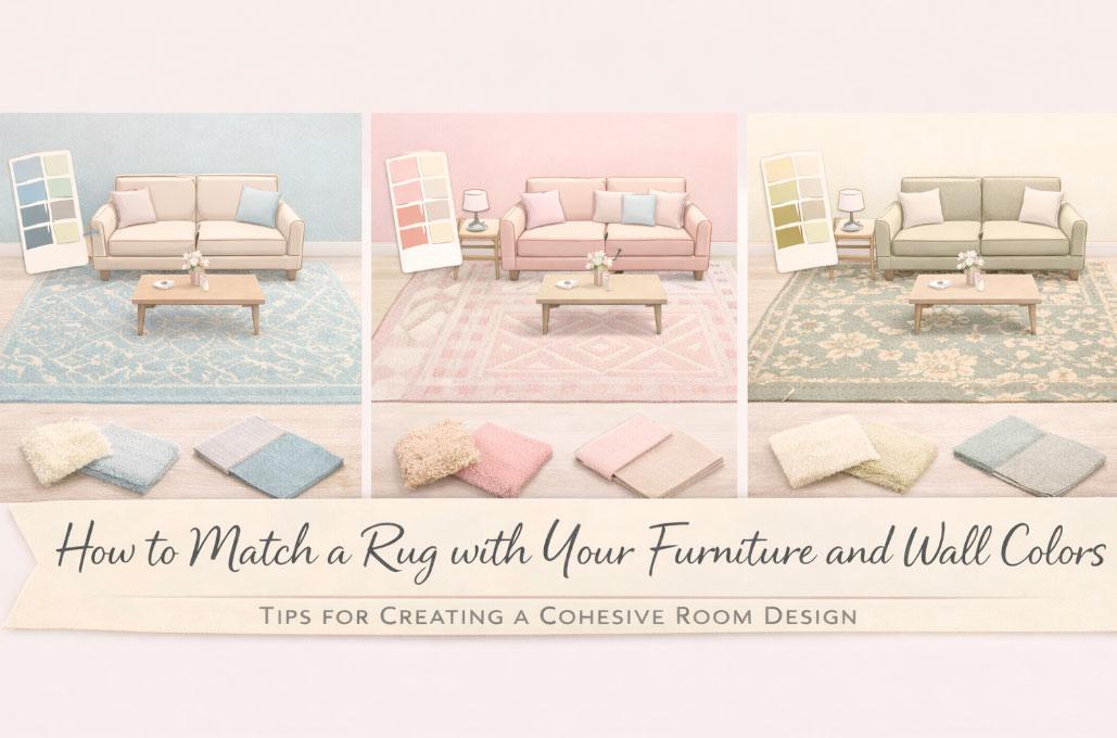 How to Match a Rug with Your Furniture and Wall Colors