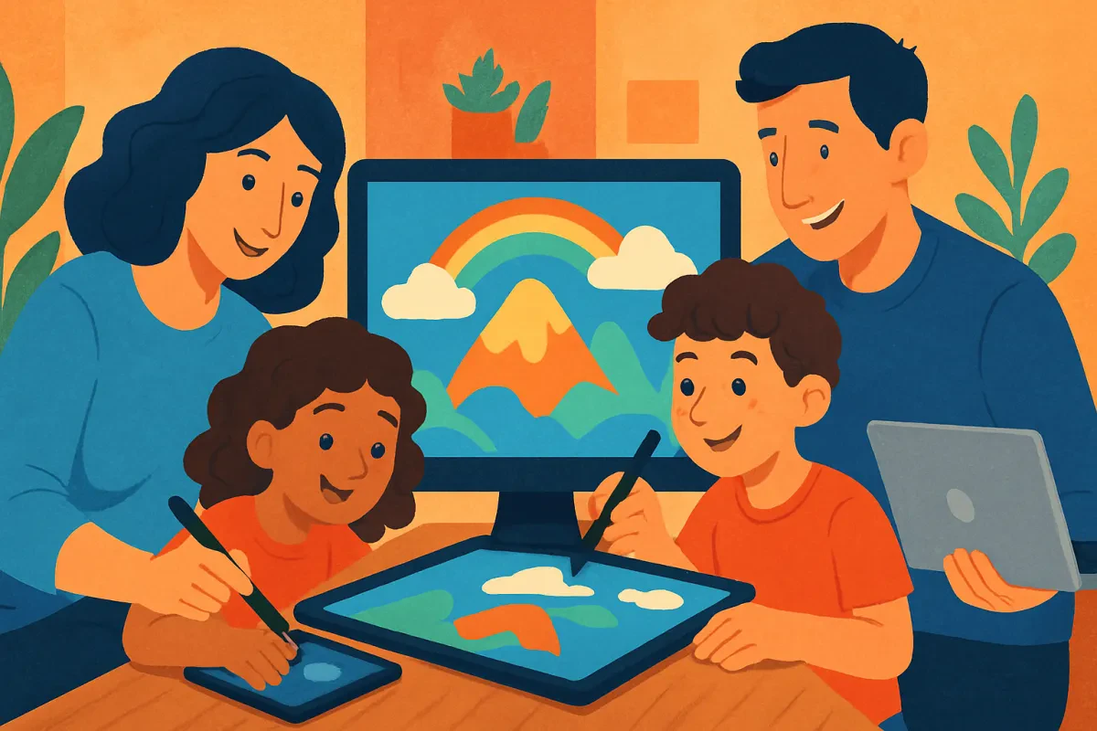 Unleash Family Creativity with Digital Art