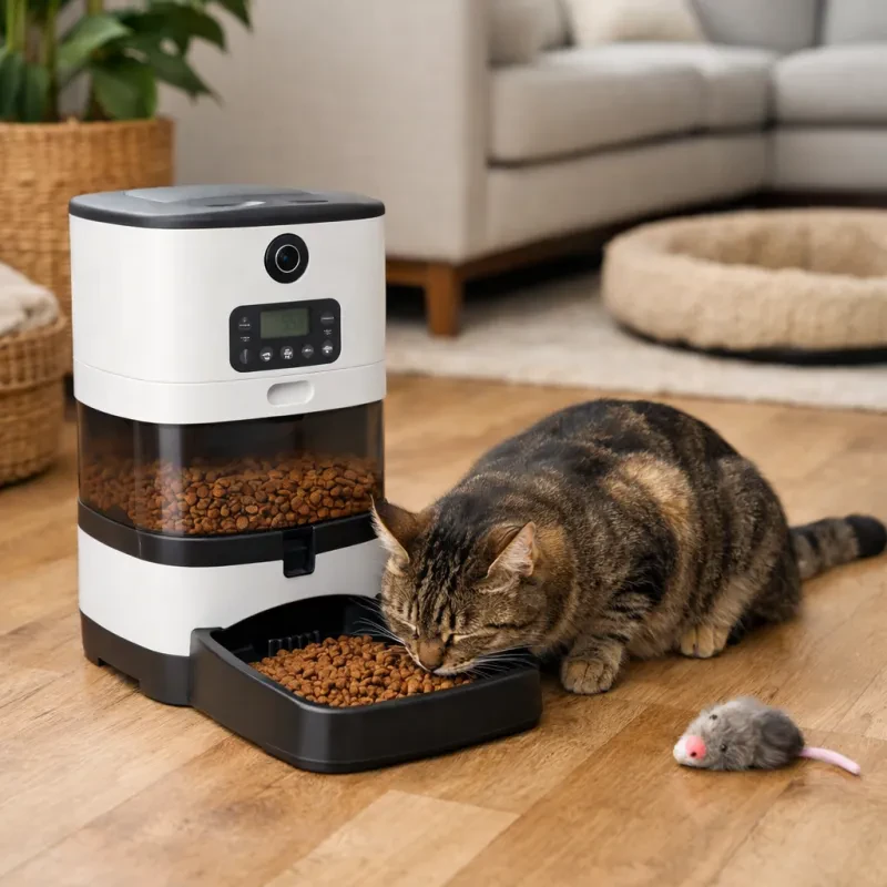 Discover how automatic feeders simplify mealtime for you and your furry friend