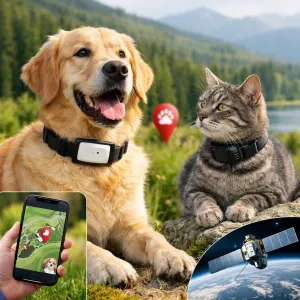 Find peace of mind knowing your furry friend is just a tap away