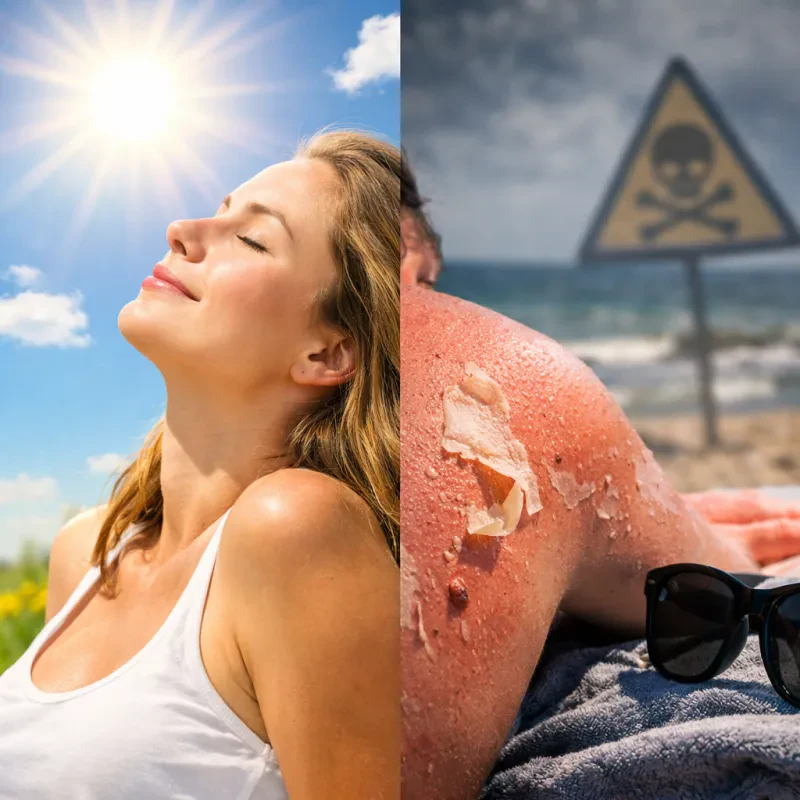 Discover the good and bad sides of soaking up the sun's rays