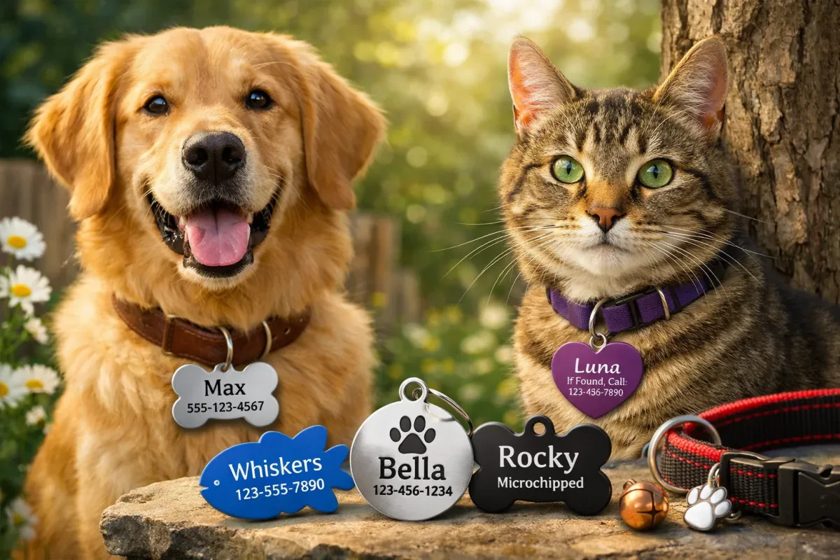 Personalized Engraved ID Tags for Your Pets