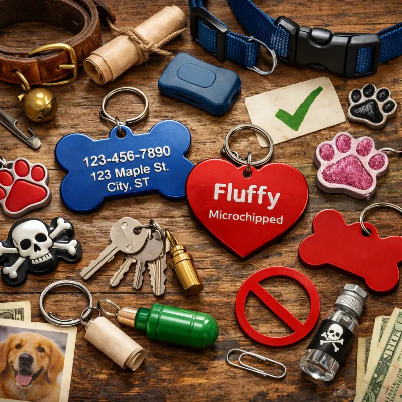 Your guide to the must-have details for your pet's ID tag and what to skip