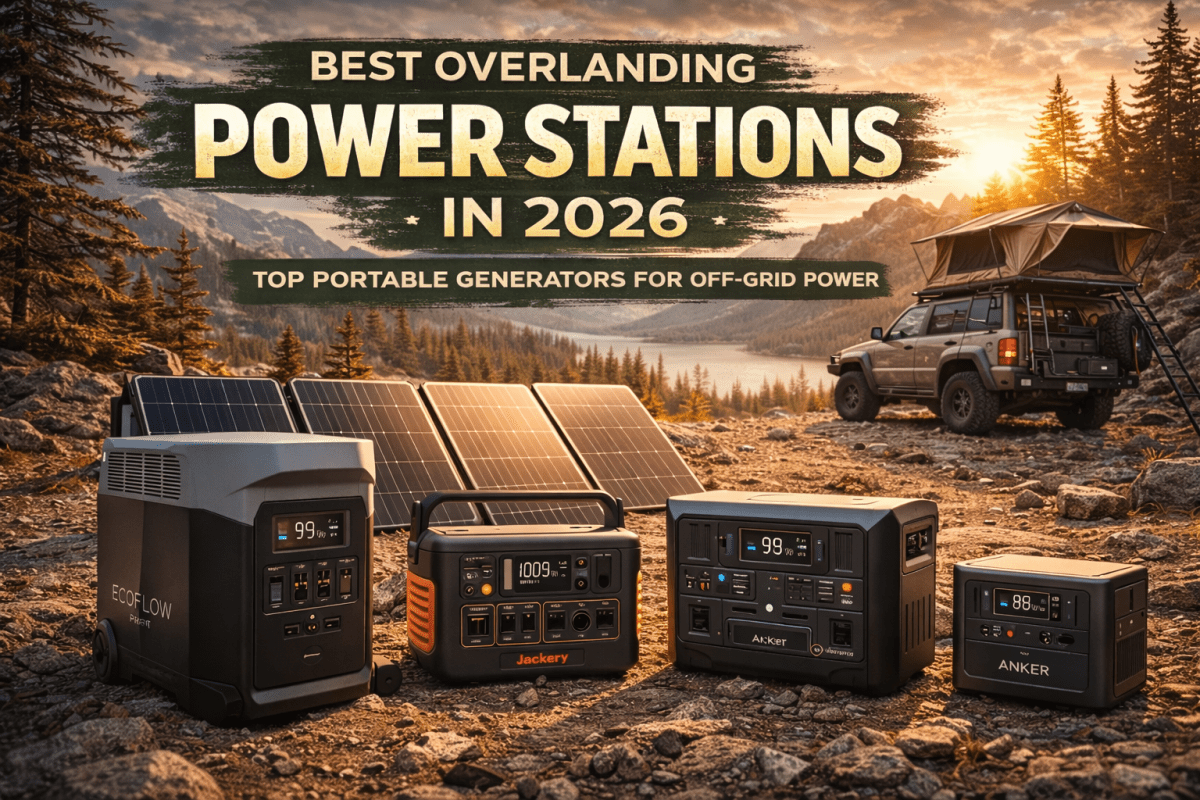 Best Overlanding Power Stations in 2026 – Top Portable Generators for Off-Grid Power
