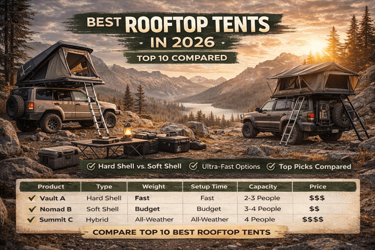 Best Rooftop Tents on Amazon in 2026 – Top 9 Compared