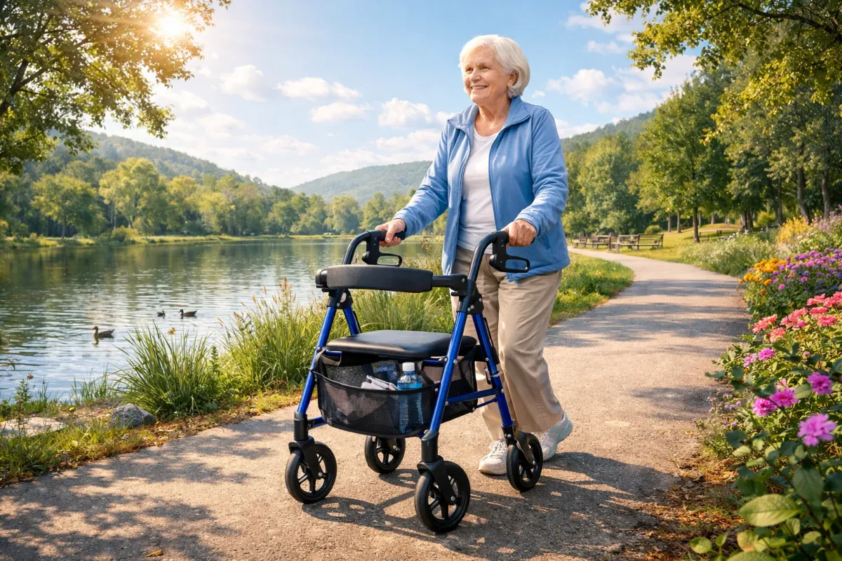 Easy Mobility with Drive Medical Rollator Walker