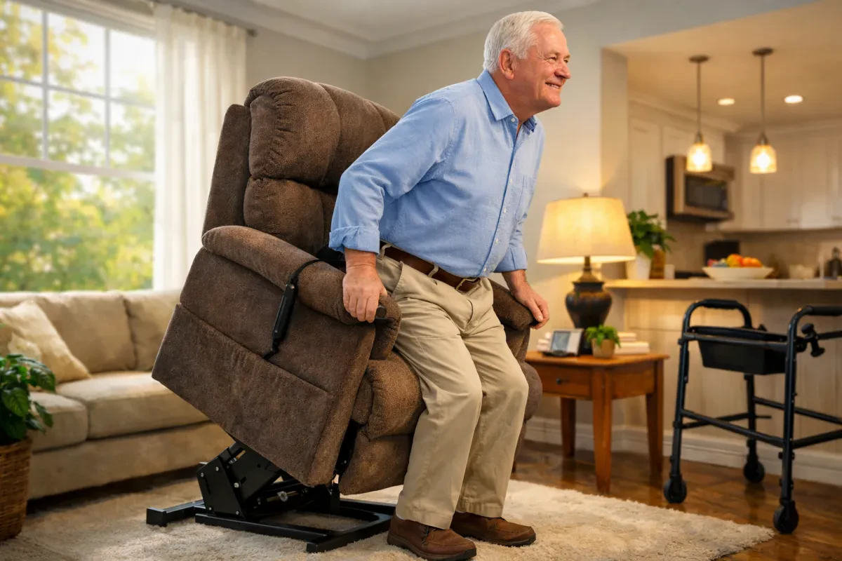 Effortless Standing with Electric Chair Lift