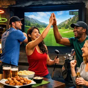 Experience the excitement of indoor golf like never before!