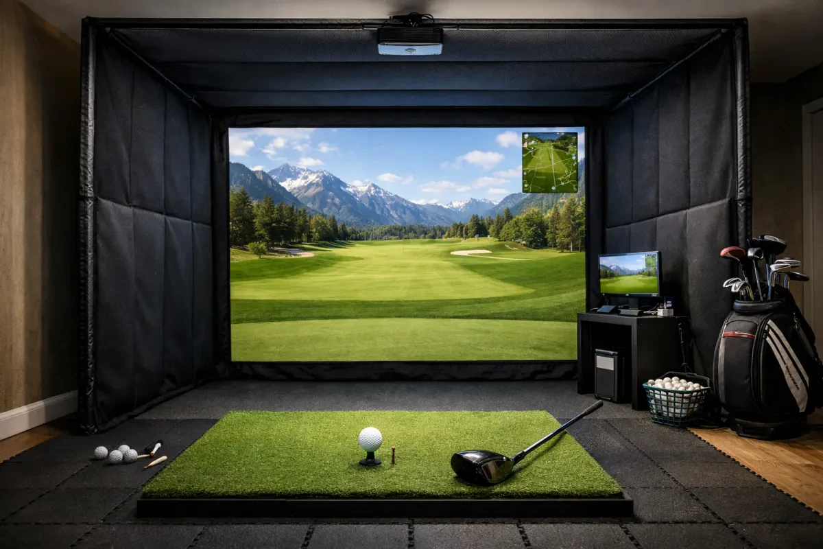 Build Your Own Golf Simulator Enclosure at Home