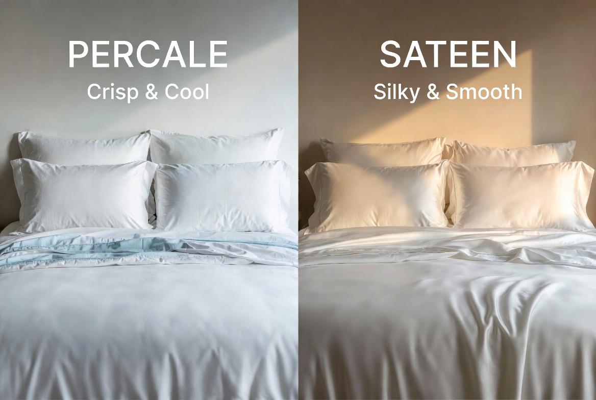 Percale vs. Sateen: The Bedding Showdown That Will Change How You Sleep
