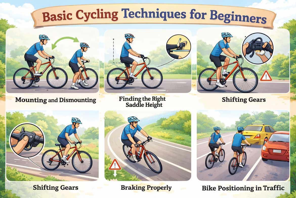 Pedal Forward: A Beginner's Complete Guide to Basic Cycling Techniques