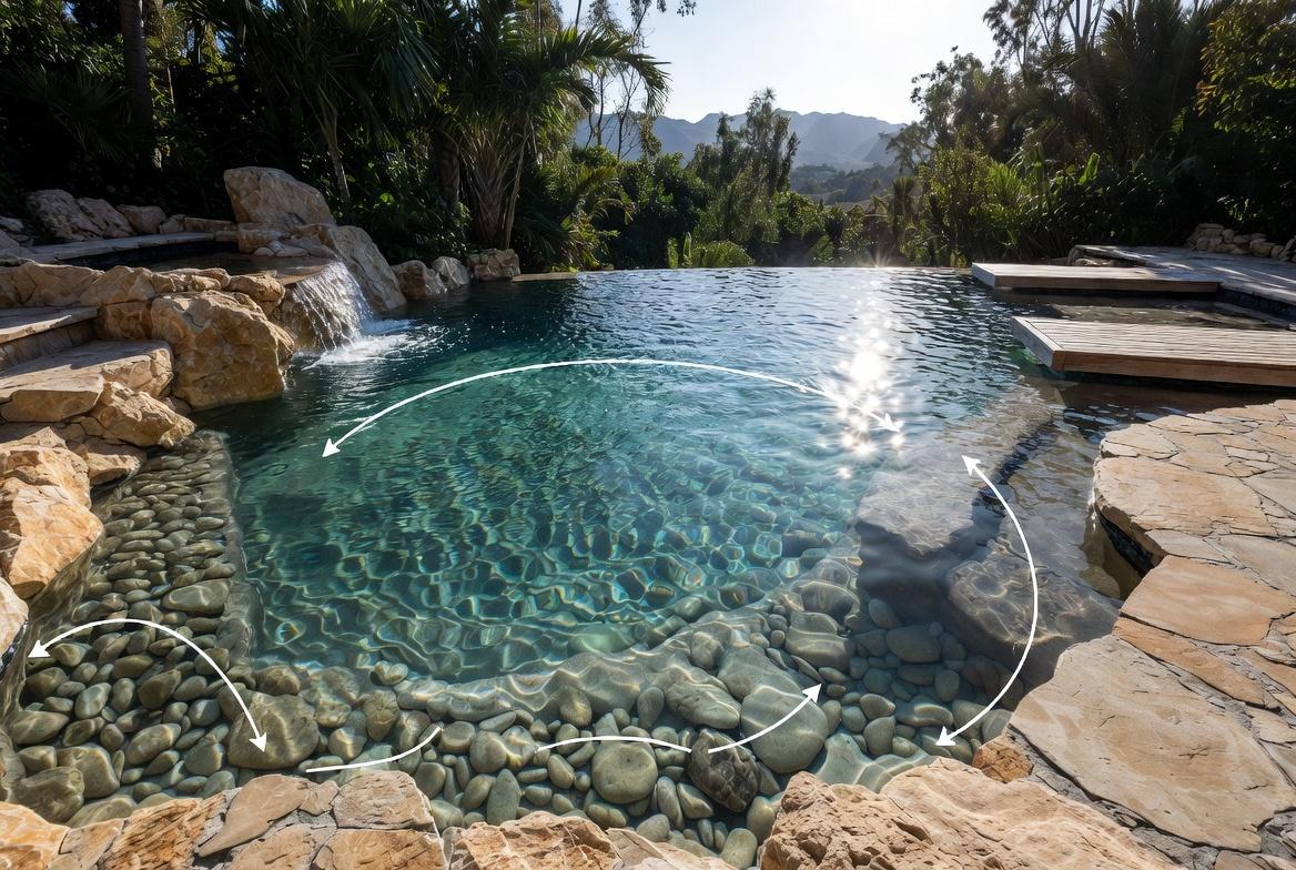 Beneath the Surface: The Art and Science of Pool Stone & Pebble Finishes