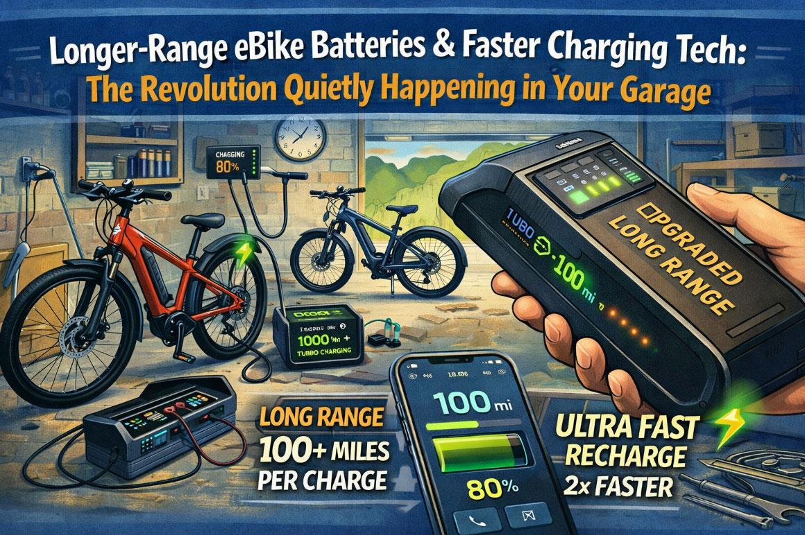 Longer-Range eBike Batteries & Faster Charging Tech: The Revolution Quietly Happening in Your Garage