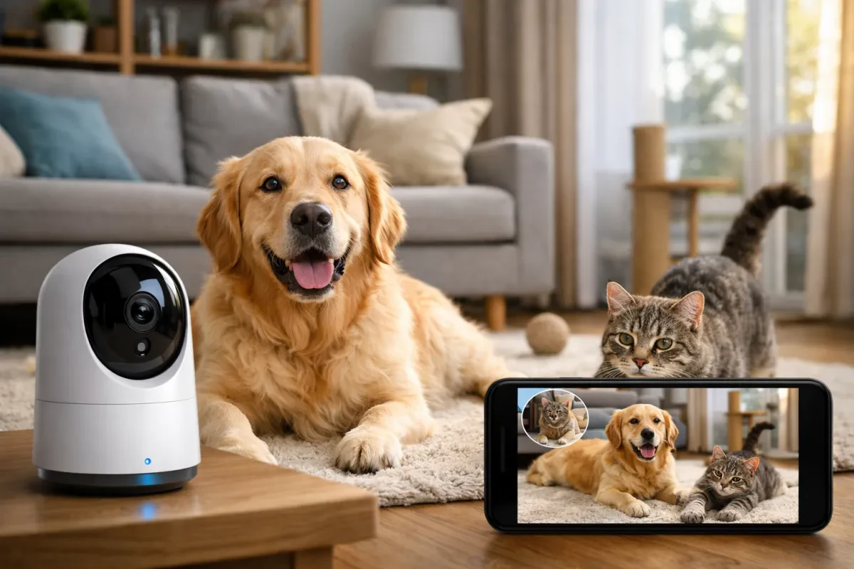 Keep an Eye on Your Pets with Smart Camera