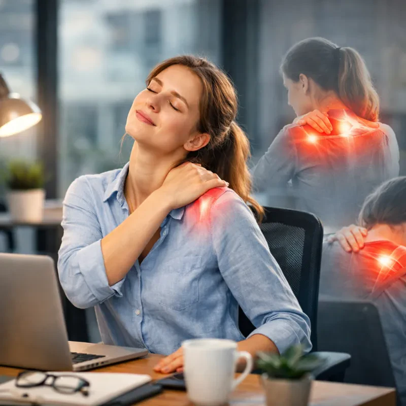 Easy ways to ease your shoulder stress from endless sitting