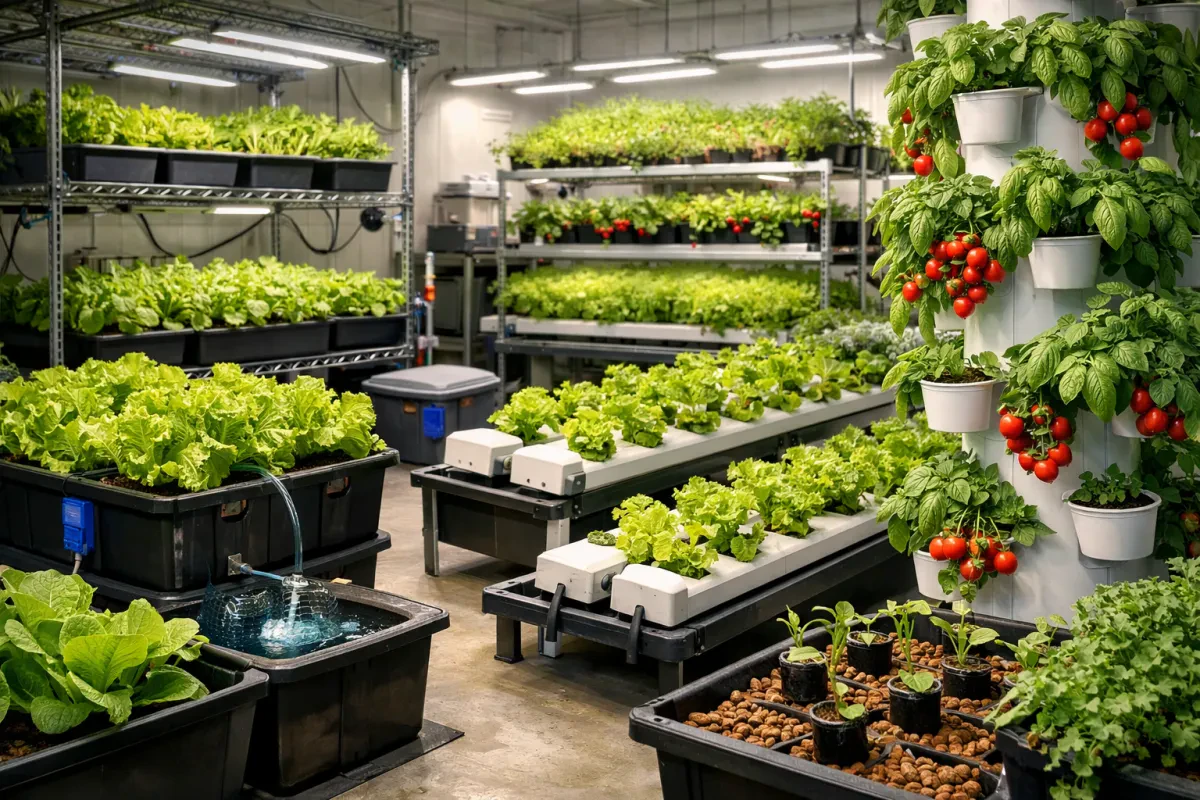 Top Hydroponic Systems for Growth in the UK
